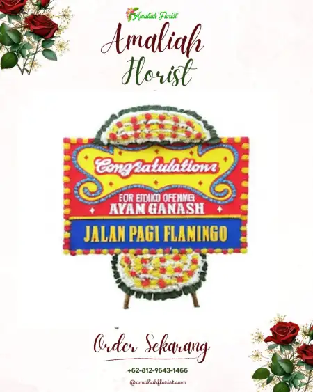 Sewa Papan Bunga Nglaris
